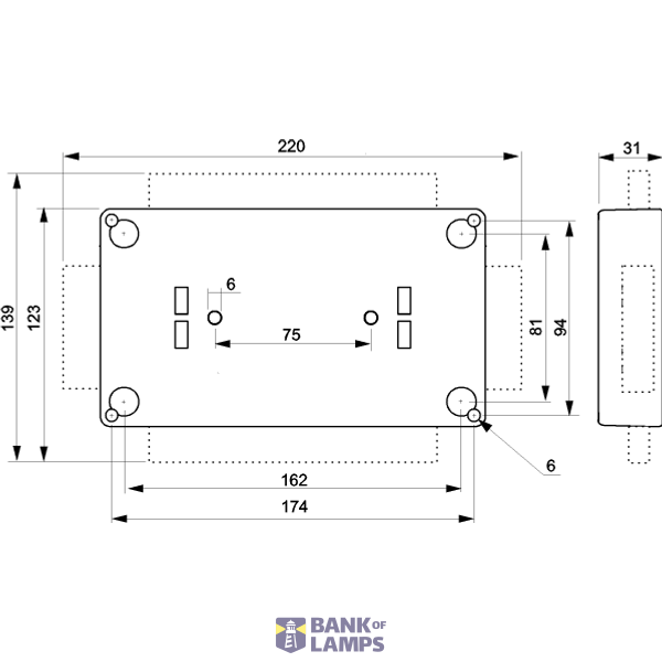 Distribution box 5-pole, red image 8
