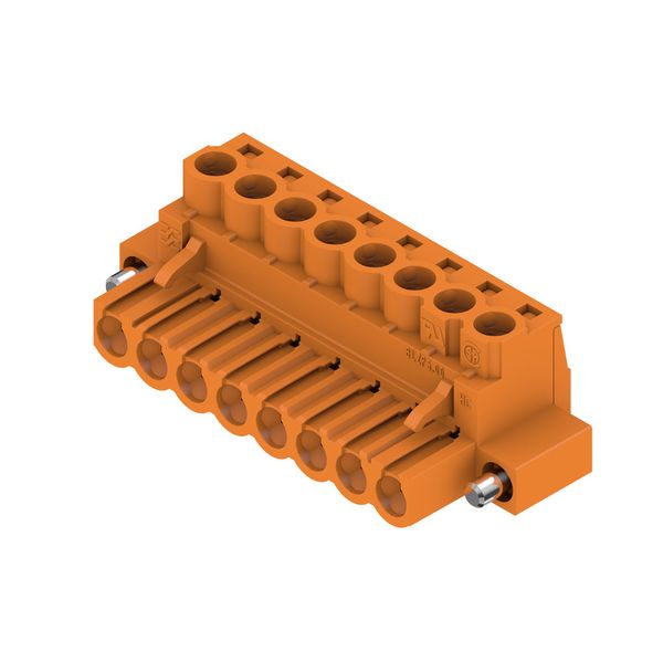 PCB plug-in connector, female plug, 5.00 mm, Number of poles: 8, 180°, Clamping yoke connection, Clamping range, max. : 4 mm², Box image 4