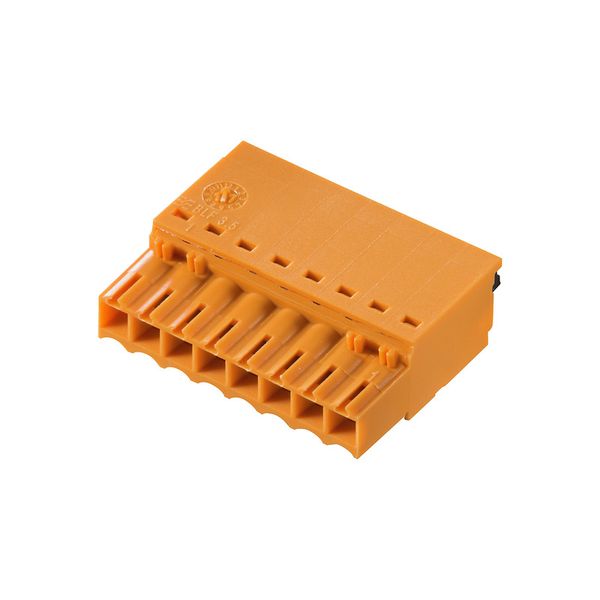 PCB plug-in connector, female plug, 3.50 mm, Number of poles: 4, 180°, PUSH IN with actuator, Clamping range, max. : 1.5 mm², Box image 1