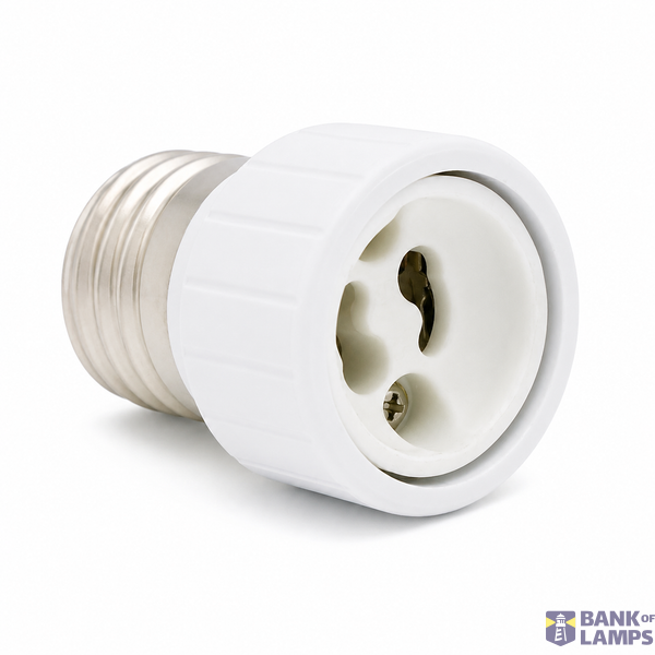 Lamp Holder Adapter E27-GU10 White image 1