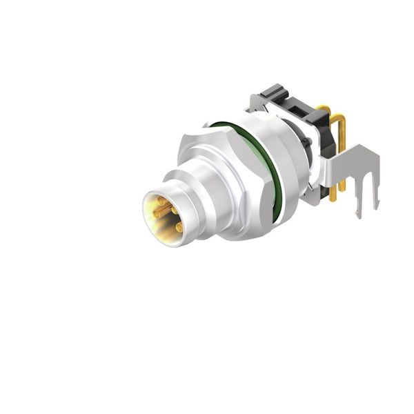 Built-in plugs, M8, Mounting thread: M8, Number of poles: 4, Strand / cable length: image 2