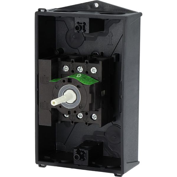 P1-32/I2-SI/HI11-SW Safety switch, P1, 32 A, 3 pole, 1 N/O, 1 N/C, STOP function, With black rotary handle and locking ring, Lockable in position 0 with cover interlock, image 28