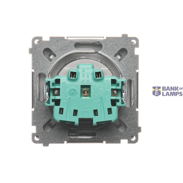 Intermediate switch, (module), 16AX, Screw, white image 1
