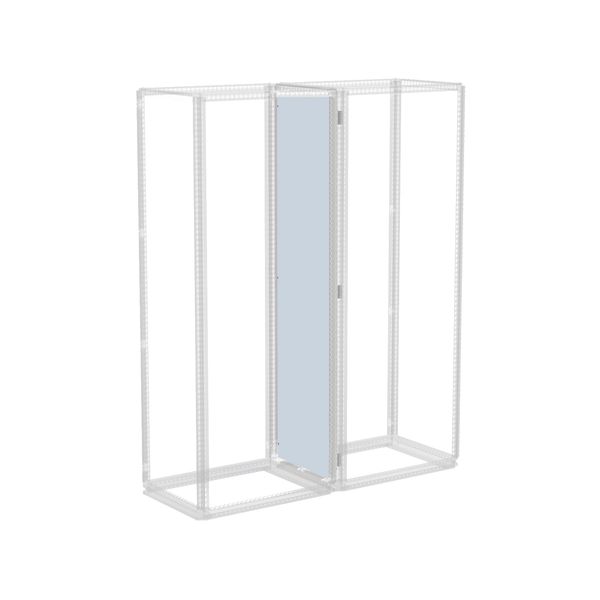 Divider panel H=2000 D=400 mm galvanized sheet steel image 1