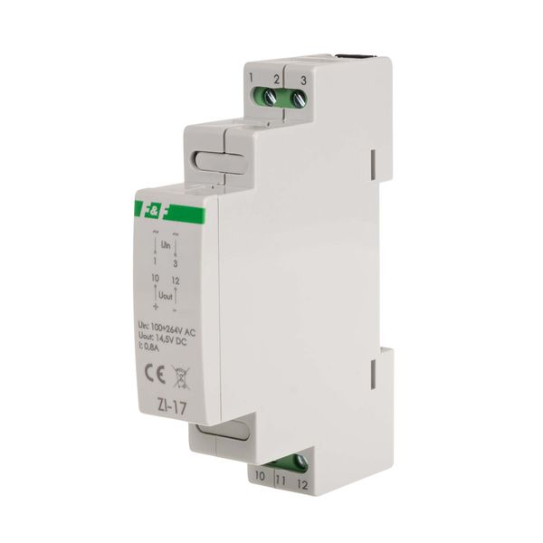 Switched-mode power supply 12W, 14.5V DC, supply voltage 100Ã·264V, for DIN rail mounting image 1