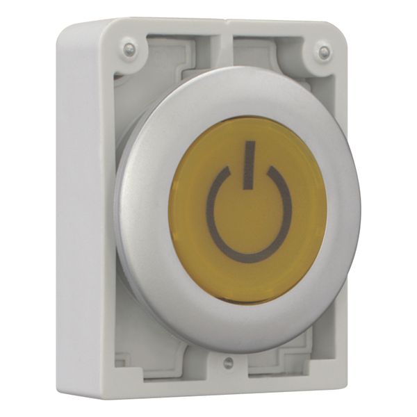 M30C-FDL-Y-X162 Illuminated pushbutton actuator, RMQ-Titan, Flat, momentary, yellow, inscribed, Metal bezel image 12