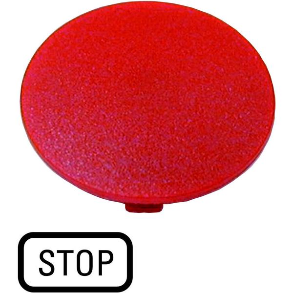 M22-XDP-R-GB0 Button plate, mushroom red, STOP image 5