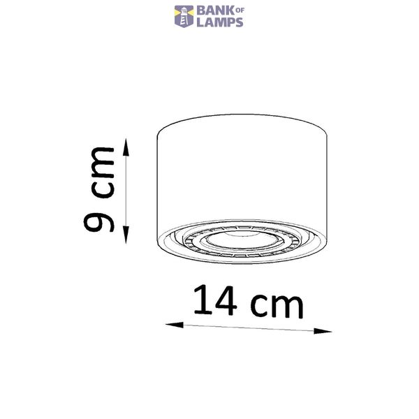 SPOT BASIC 1 BETON GU10 1X40W IP20 image 5