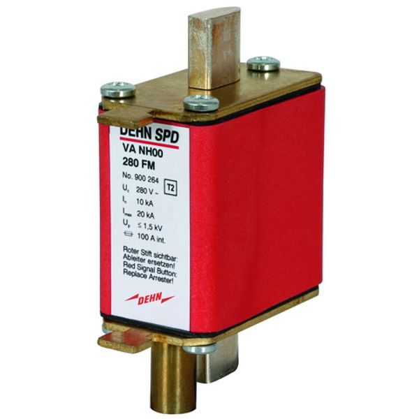 Surge arrester Type 2 / single-pole 280V a.c. for NH00 fuse holders image 1