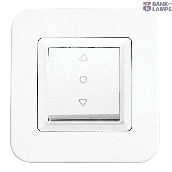Linnera-Rollina One Button Blind Control Switch White image 1