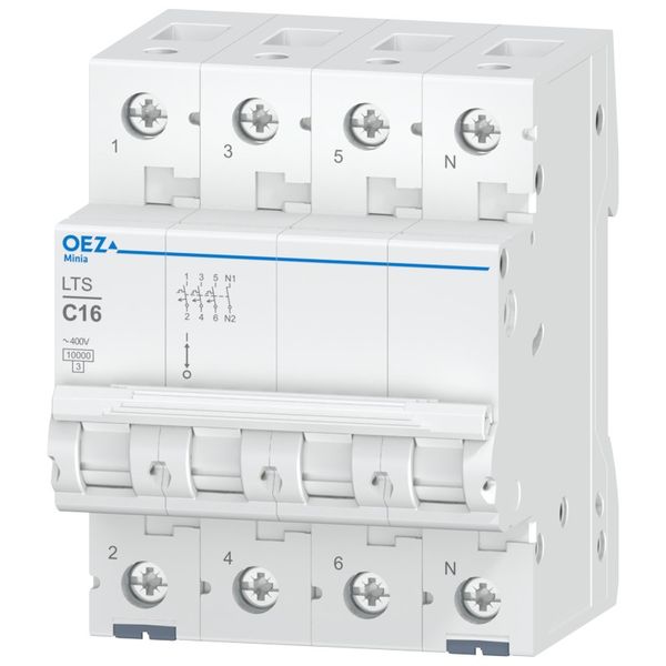 Miniature circuit breaker LTS-16C-3N image 1
