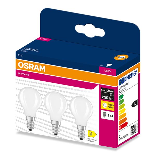 VALCLP25 1,8W/827 230VGLFR E14 FS3 OSRAM image 2