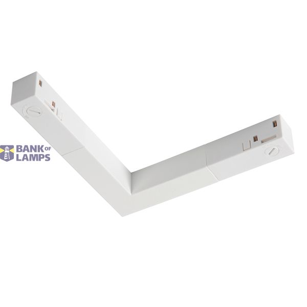 L-connector electric, 48V TRACK, white, DALI image 1