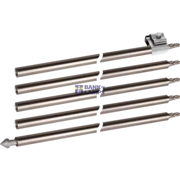 DEHN earth rod set DIN 18014 (5x1m)(D18014 5XTE D20 1XAK 8.10 1XSSP) image 1
