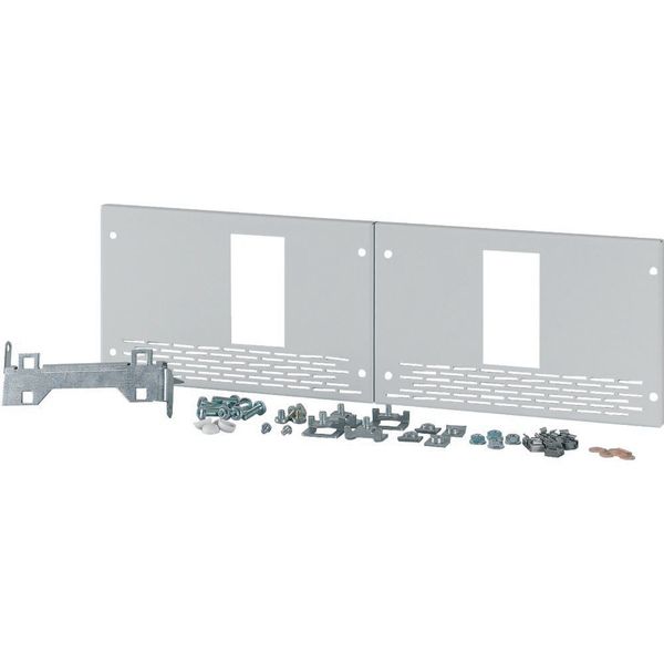 XMN140606C-BF-2 Front plate, 2xNZM1, Butterfly, fixed version, W=600mm image 4
