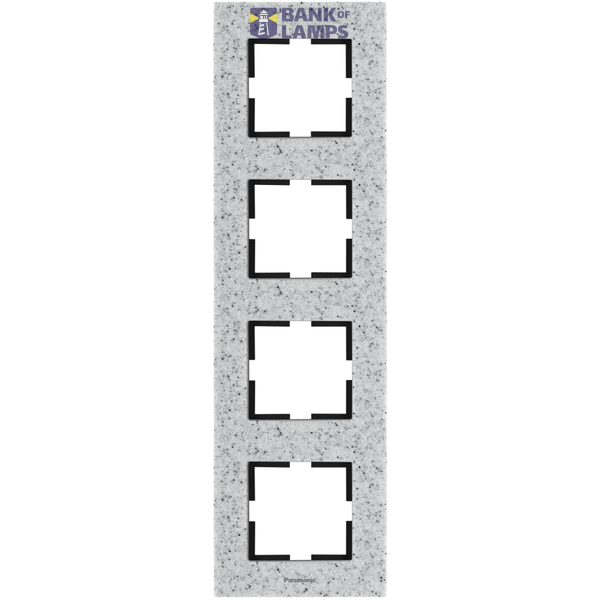Karre Plus Accessory Corian - Dusk Four Gang Frame image 1