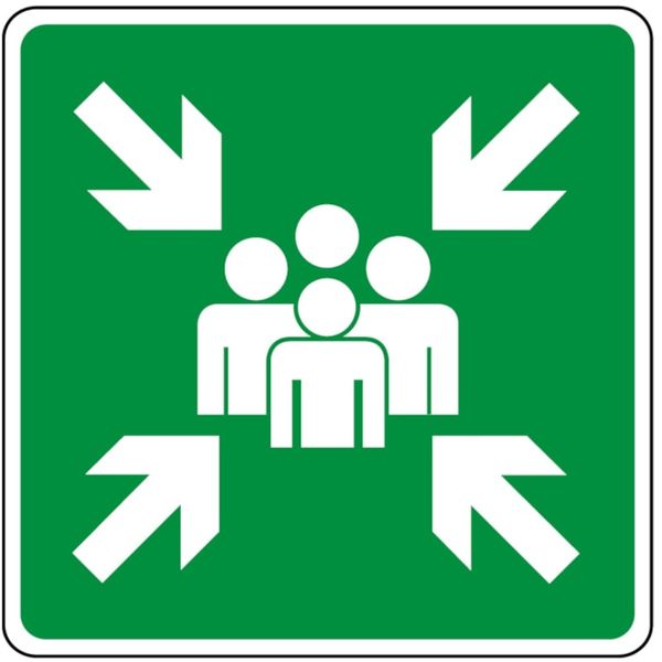 Safety sign - Al - Dimensions: 250x250 mm image 1