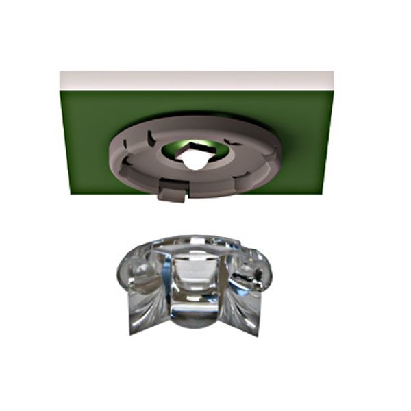 4 LED changeable lenses: corridor illuminat. high rooms >4m image 1