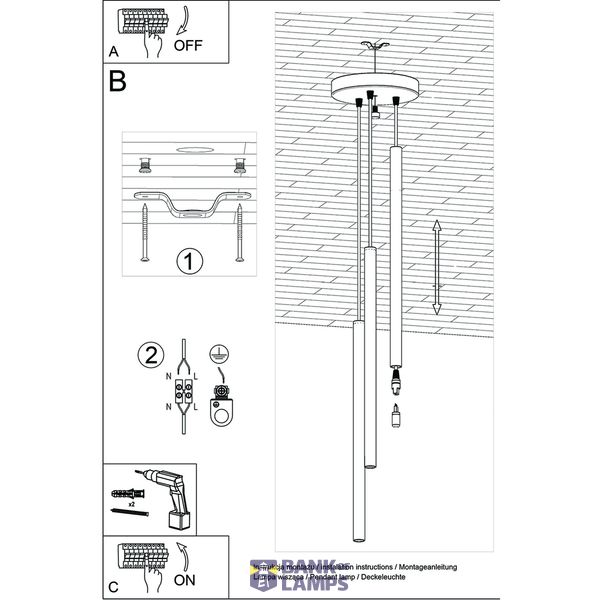 PASTELO 3P WOOD HANGING LAMP G9 3X8W IP20 image 9