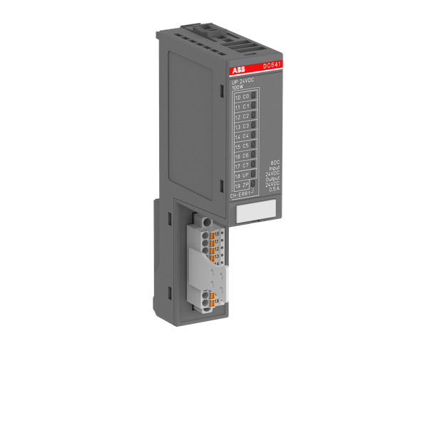 Function module. 8 fast configurable DI/DO 24VDC 0.5A. To be mounted on terminal base (DC541-CM) image 1
