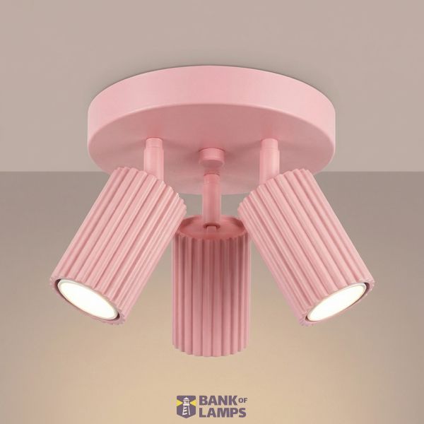 Ceiling lamp KARBON 3P pink image 12