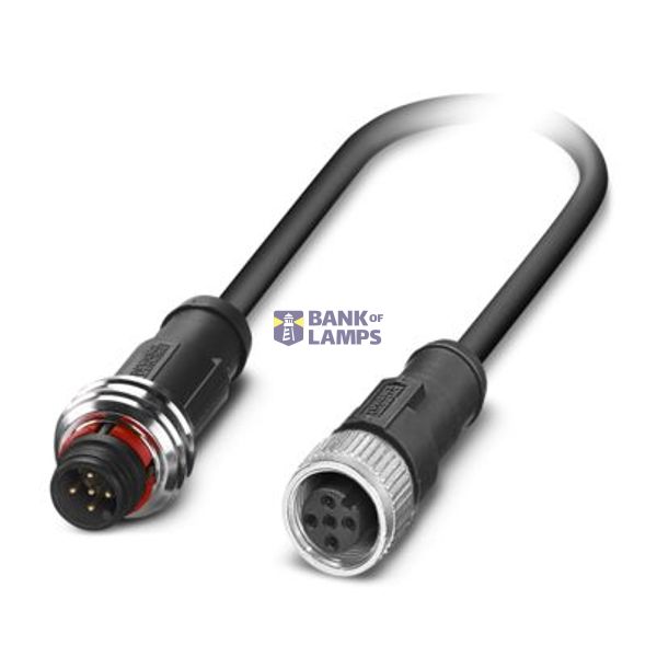 SAC-5P-P12MS/ 3,0-PUR/M12FS - Sensor/actuator cable image 1