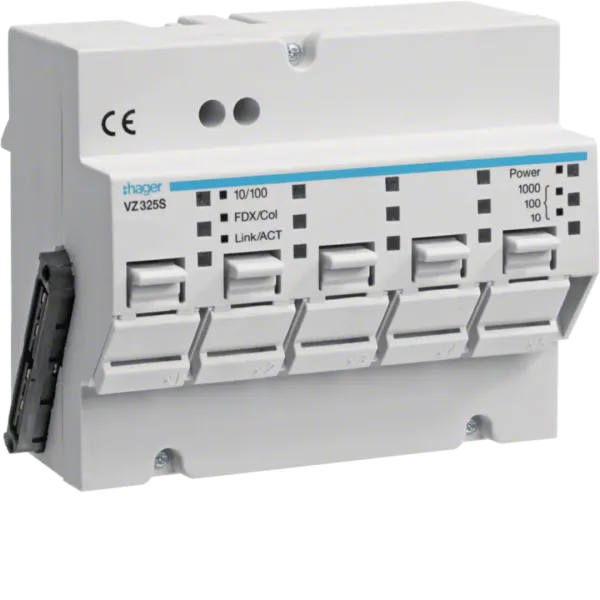 Switch,universal,slave for REG mounting, 5 x RJ45 port, 6 PLE VZ325S image 1