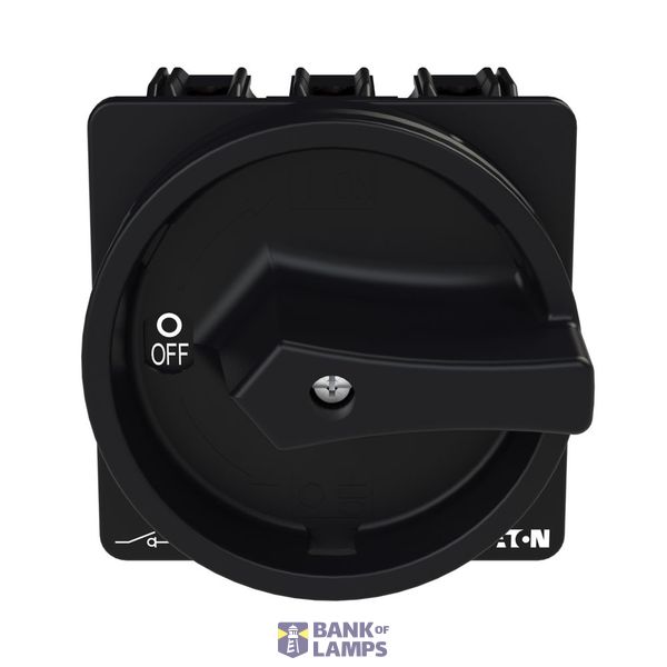 P3 Main switch, 80 A,Flush mounting, 3 pole, Form EA/SVB, Black, Door  image 3