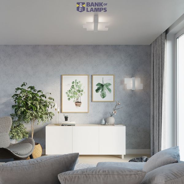 CEILING LAMP FENIKS 2 WHITE E27 2X60W IP20 image 7