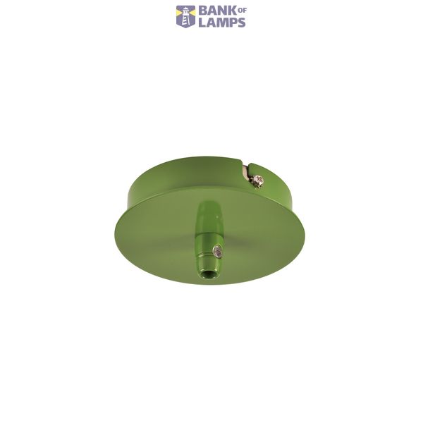 rosette, 1 Exit, round, fern green, incl.strain relief image 1