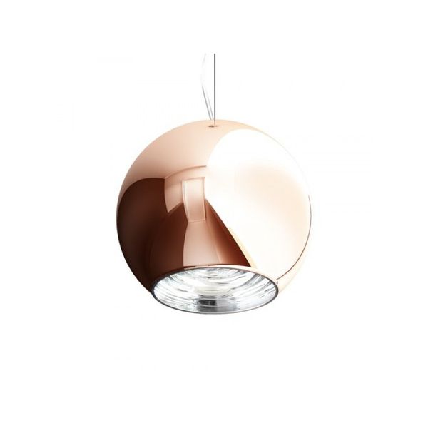 BEAU MONDE 25 pendant copper-tinted glass 230V LED E27 15W image 1
