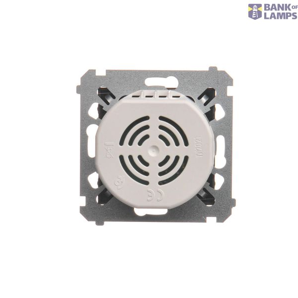 DATA single socket outlet with socket access element, white, 16A image 1