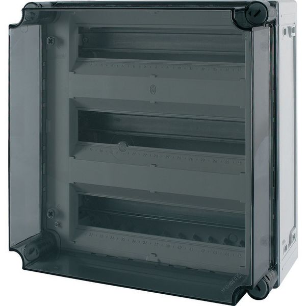 AV/I44-200 MCB enclosure, IP65, mounting rail vertical, HxWxD=375x375x225mm image 5