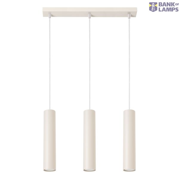 Pendant lamp LAGOS 3L beige image 2
