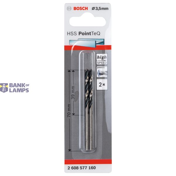 HSS Twist Drill Bit PointTeQ 3.5mm 2 pcs. image 2