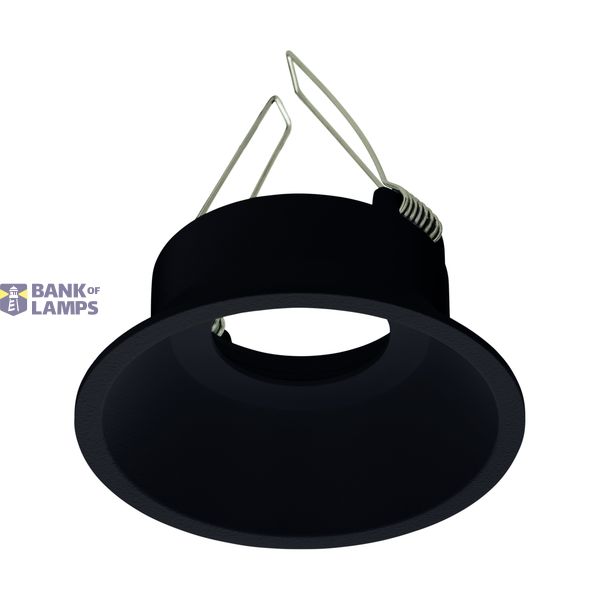 "ZIGO" SPOT HOUSING Ø-100 BLACK FIXED, SET-BACK image 1