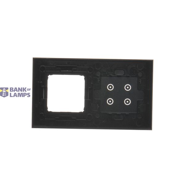 Single fiber optic socket, black matt image 2