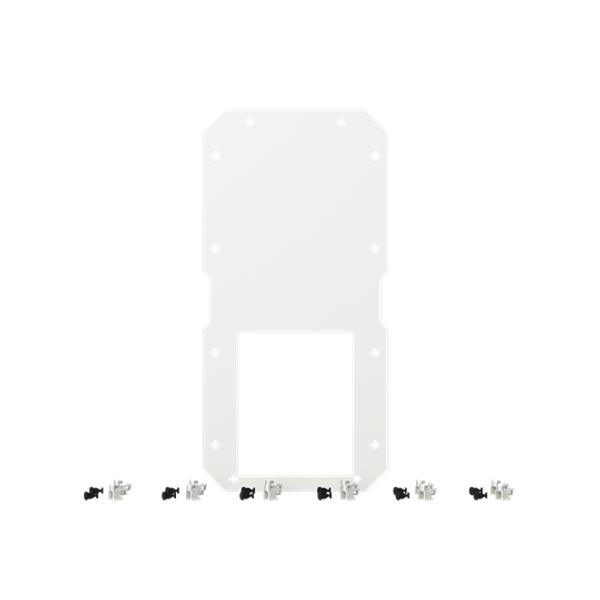 VA-CP63V-XLP1-B Cover plate VMS63V for NH1 3-pole bottom mounted image 1