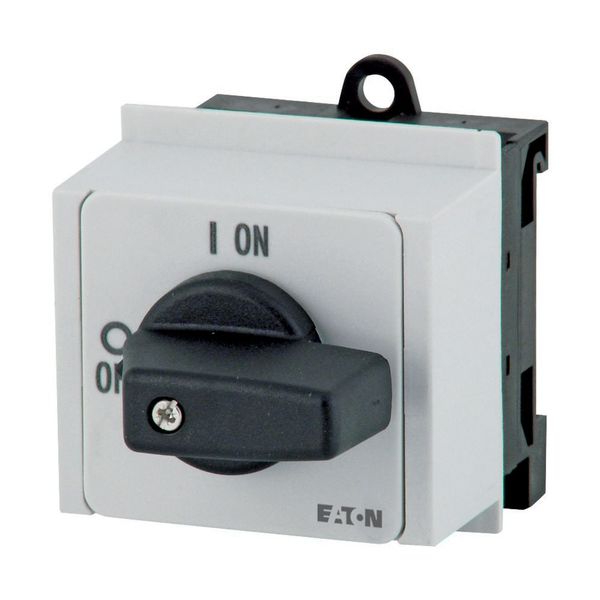 P1-32/IVS/N On-Off switch, P1, 32 A, service distribution board mounting, 3 pole + N, with black thumb grip and front plate image 4