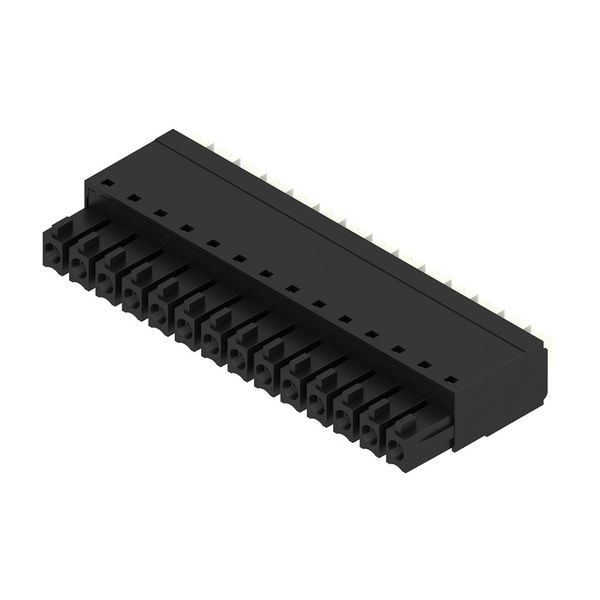 PCB plug-in connector, female plug, 3.81 mm, Number of poles: 14, 180°, PUSH IN with actuator, Clamping range, max. : 1.5 mm², Box image 4