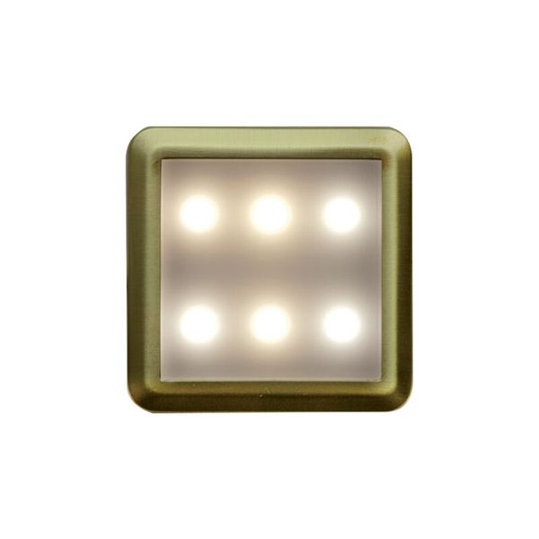 PANLUX Luminaire DEKORA 4 6LED 12VDC 10lm decorative IP20 stainless steel - blue image 1