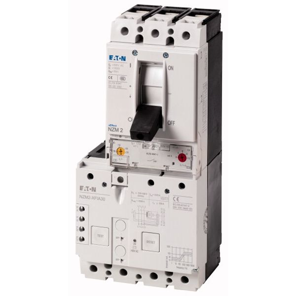 NZMH2-A200-FIA30 Circuit-breaker, 3p, 200A, +residual current circuit-breaker, 30mA, AC/DC sensitive image 1