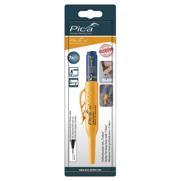 Pica 150/41 Highlighter v deep holes blue, bli. image 9