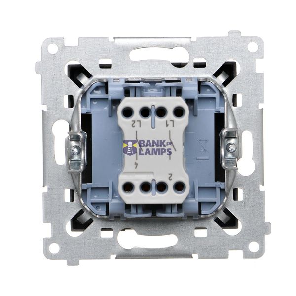 Single surface mounted box, Silver matt, metalic image 1