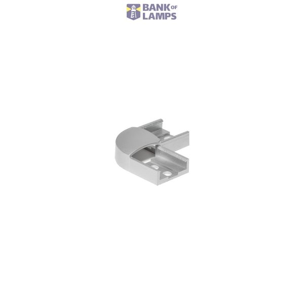 GLENOS 90° connector for Profile 1808, silvergrey image 1