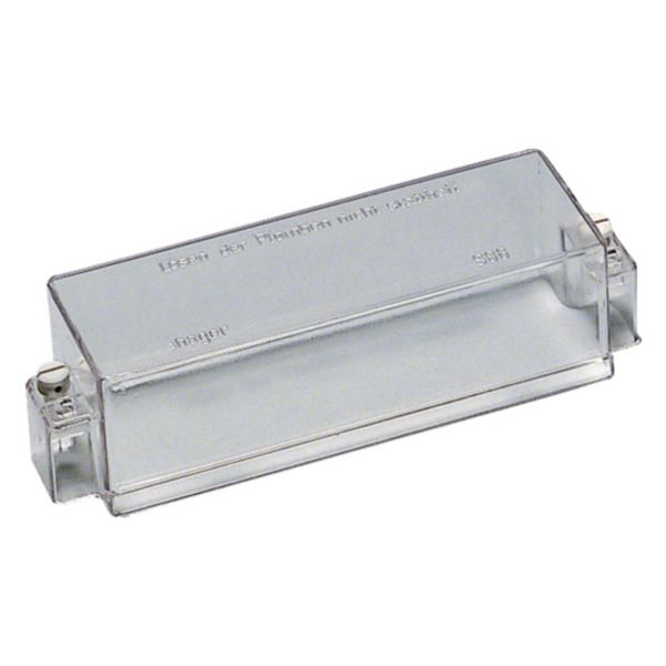 Transparent cover, seal. for devices up to 9PLE, HxWxD 55x195x50mm, image 1