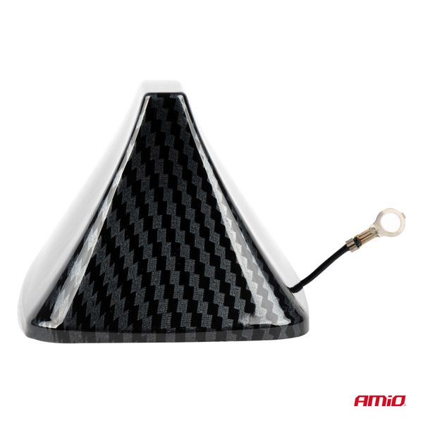 Shark fin car antenna carbon AMIO-04156 image 1