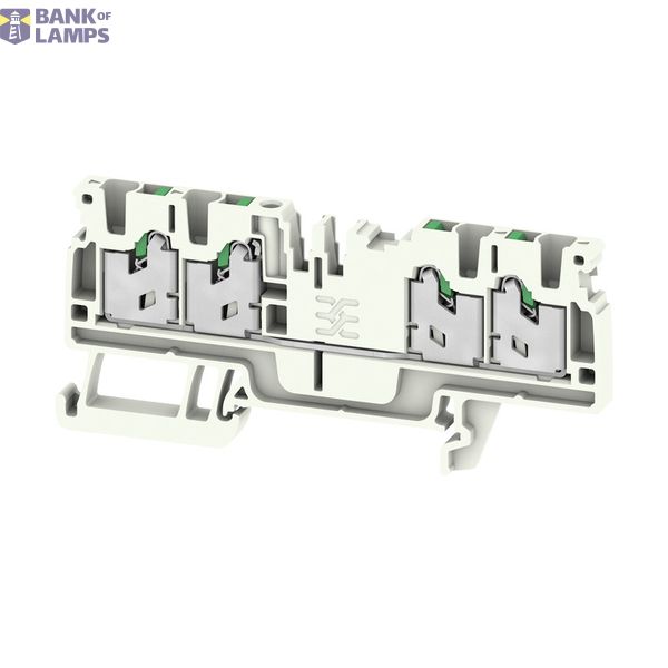Feed-through terminal block, SNAP IN, grey, 2.5 mm², 24 A, 800 V, Numb image 1