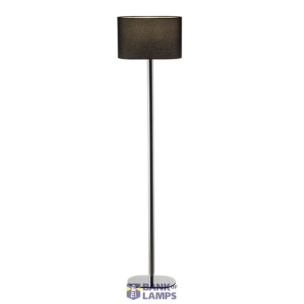 SOPRANA OVAL SL-1 floor lamp, E27, max. 60W, black textile image 3
