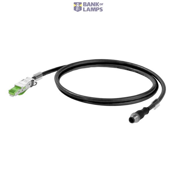 Ethernet Railway Cable (assembled), Connecting line, M12 D-code – IP 6 image 1